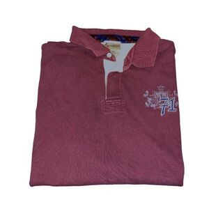Disney Walt Disney World‎ Mickey Mouse 71 Vintage Men’s Polo XL Burgundy